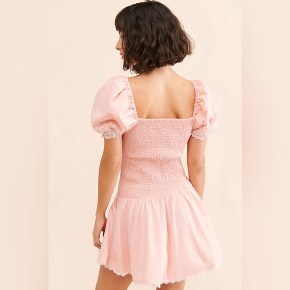 LoveShackFancy Asa Mini Dress - Picture 3 of 6